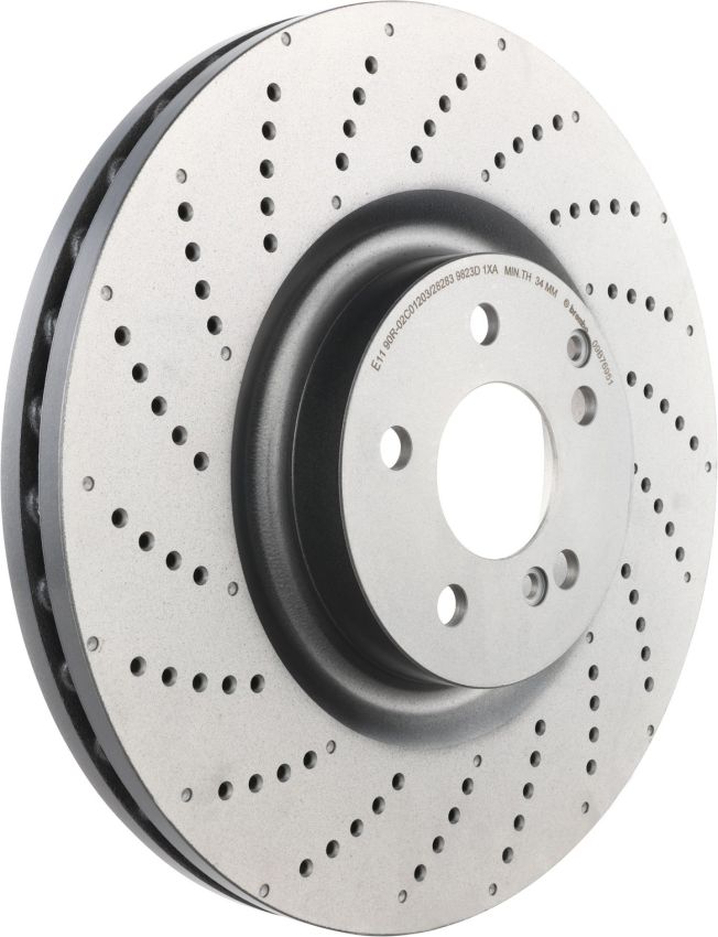 Brembo 09.B769.51 Premium UV Coated Front Brake Rotor