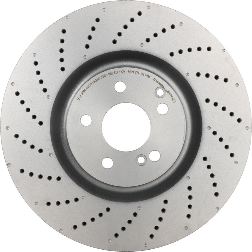 Brembo 09.B769.51 Premium UV Coated Front Brake Rotor