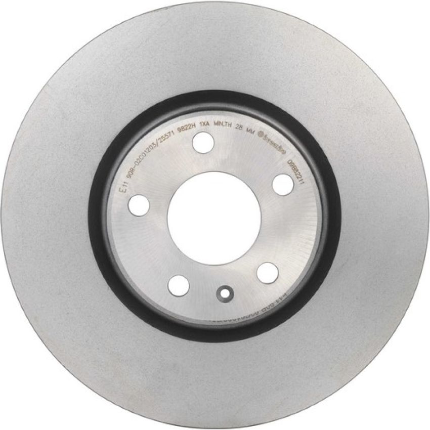 Brembo 09.B822.11 Premium Coated Vented Brake Rotor