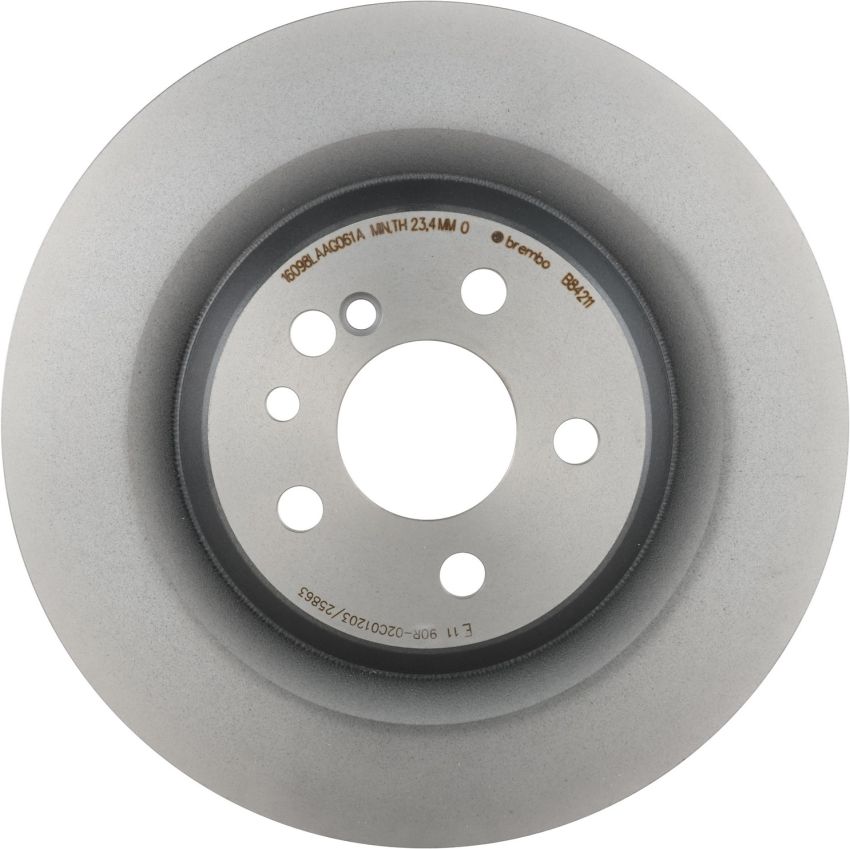 Brembo 09.B842.11 Premium Coated Vented Brake Rotor