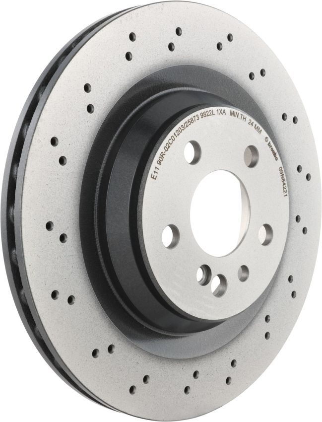 Brembo 09.B842.21 Premium Coated Vented Brake Rotor
