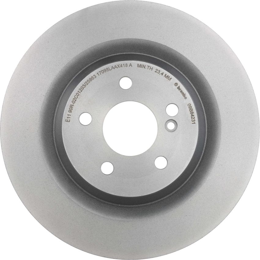 Brembo 09.B842.31 Premium Coated Vented Brake Rotor