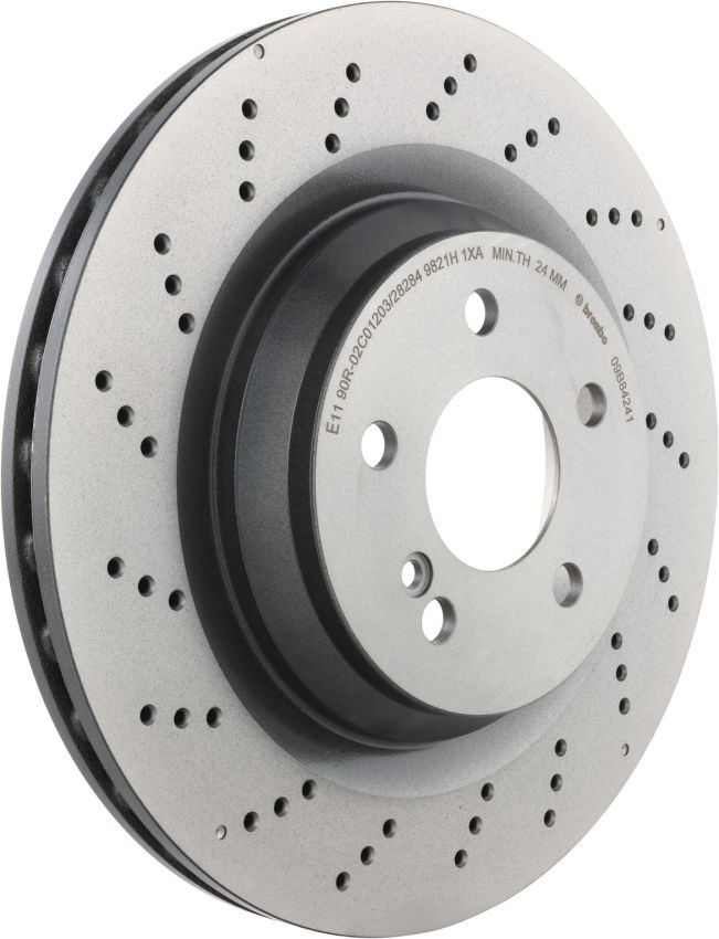 Brembo 09.B842.41 Premium Coated Vented Brake Rotor