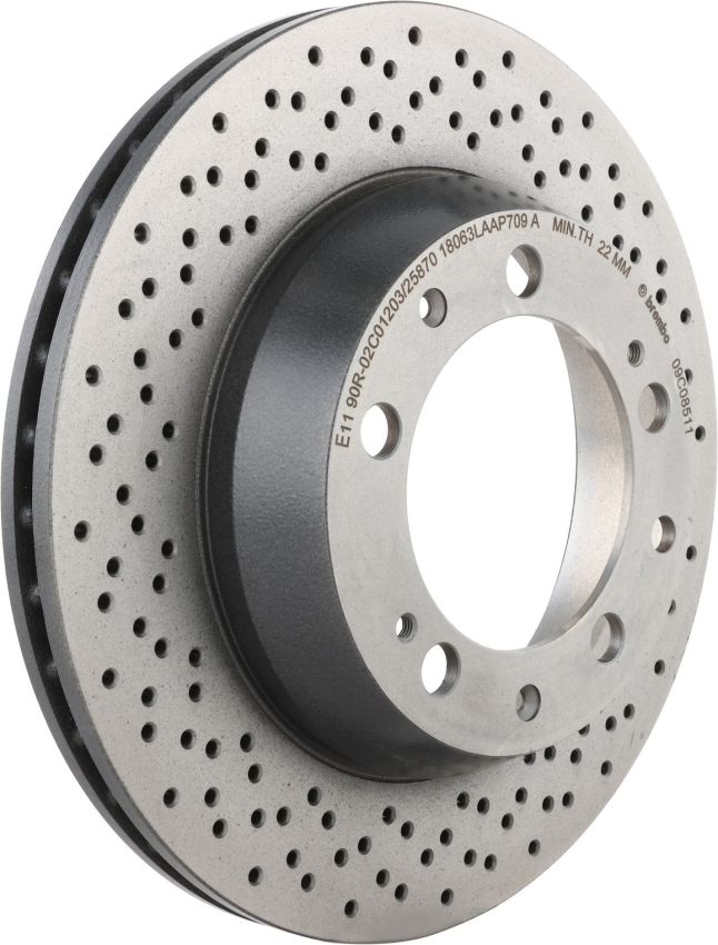 Brembo 09.C085.11 Premium Coated Vented Brake Rotor