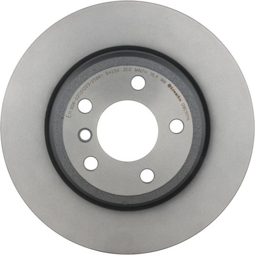 Brembo 09.C117.11 Premium Coated Vented Brake Rotor