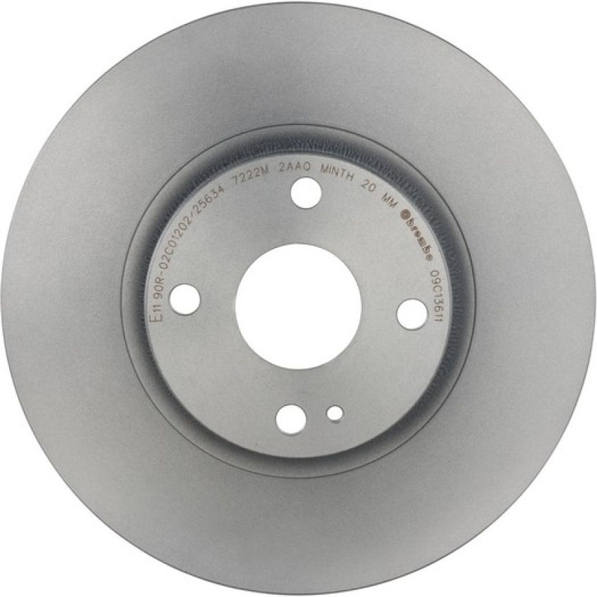 Brembo 09.C136.11 Premium Coated Vented Brake Rotor