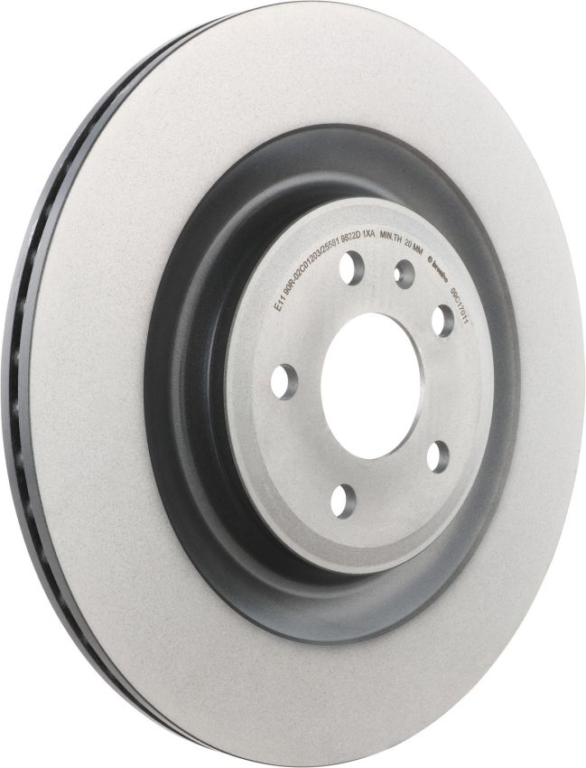 Brembo KT00A22 Brembo ceramic brake pad and UV coated PVT  brake disc kit