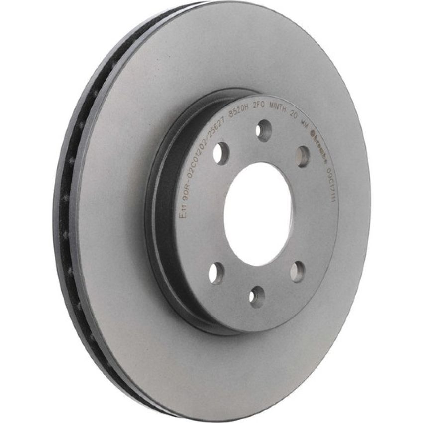 Brembo KT00829 Brembo ceramic brake pad and UV coated vented  brake disc kit