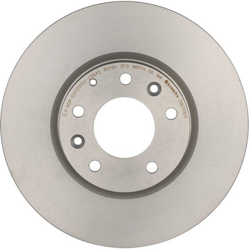 Brembo 09.C176.11 Premium Coated Vented Brake Rotor