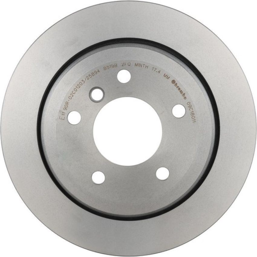 Brembo 09.C180.11 Premium Coated Vented Brake Rotor