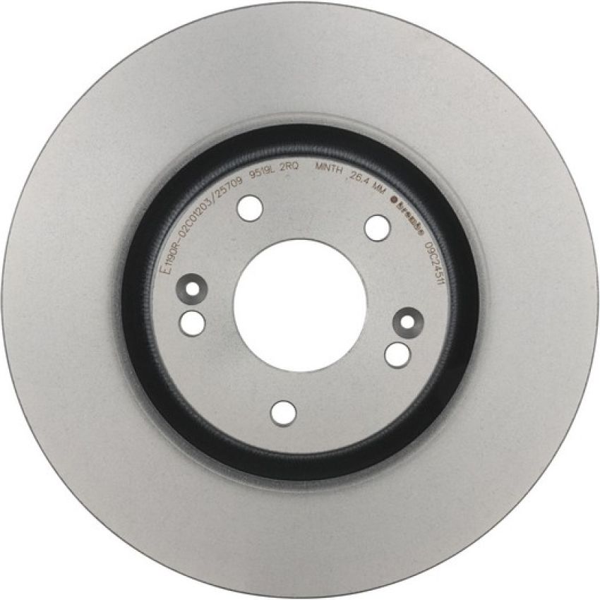 Brembo 09.C245.11 Premium Coated Vented Brake Rotor