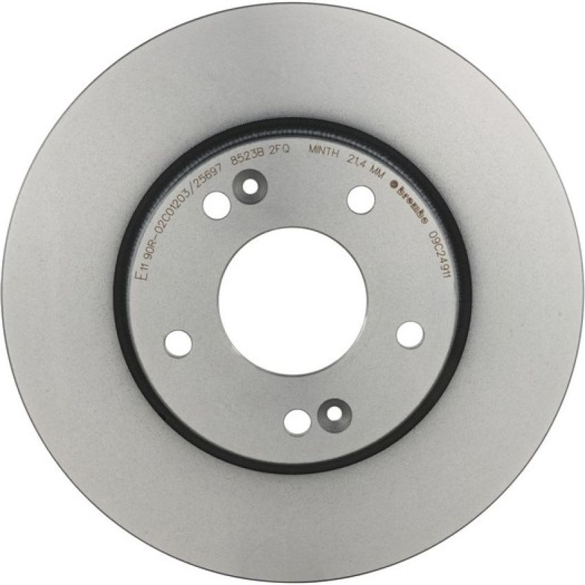 Brembo 09.C249.11 Premium Coated Vented Brake Rotor
