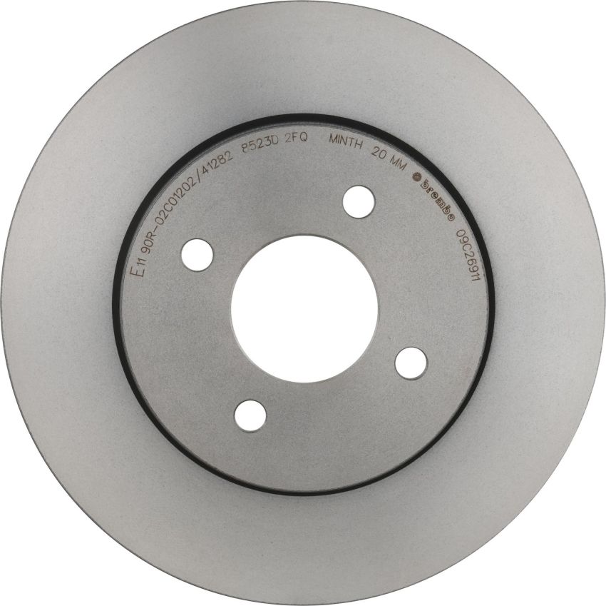 Brembo 09.C269.11 Premium Coated Vented Brake Rotor