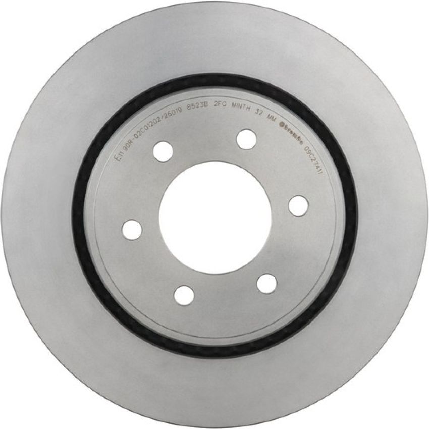 Brembo KT00646 Brembo ceramic brake pad and UV coated vented  brake disc kit