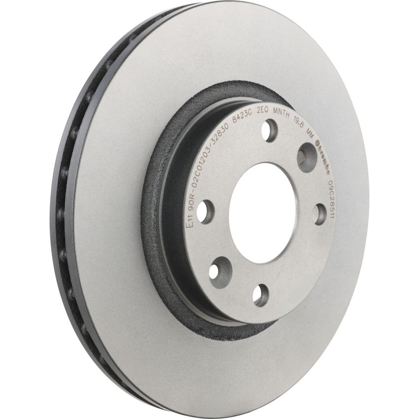 Brembo 09.C285.11 Premium Coated Vented Brake Rotor
