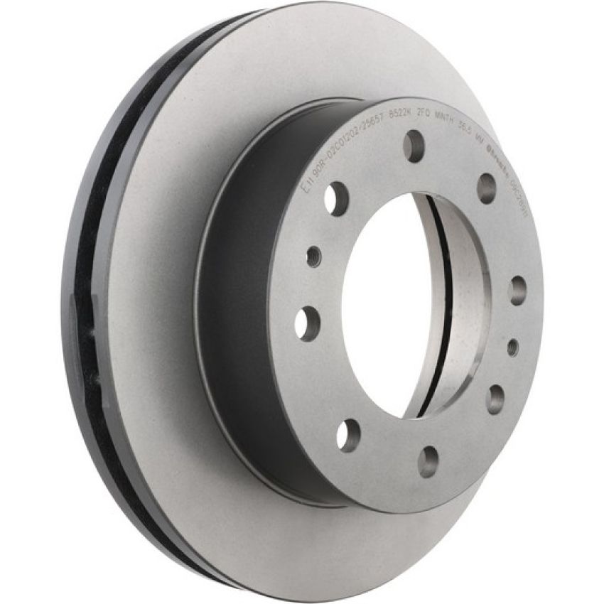 Brembo KT00889 Brembo ceramic brake pad and UV coated vented  brake disc kit