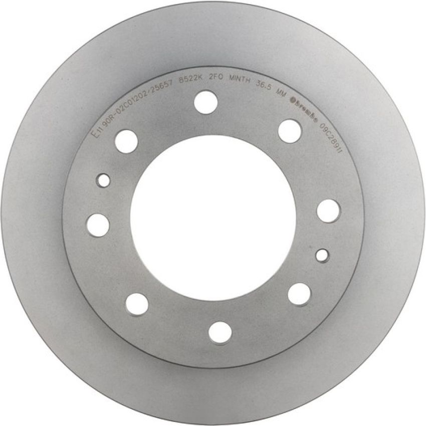 Brembo KT00889 Brembo ceramic brake pad and UV coated vented  brake disc kit