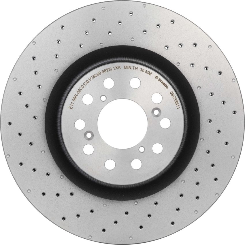 Brembo 09.C338.11 Premium Coated Vented Brake Rotor