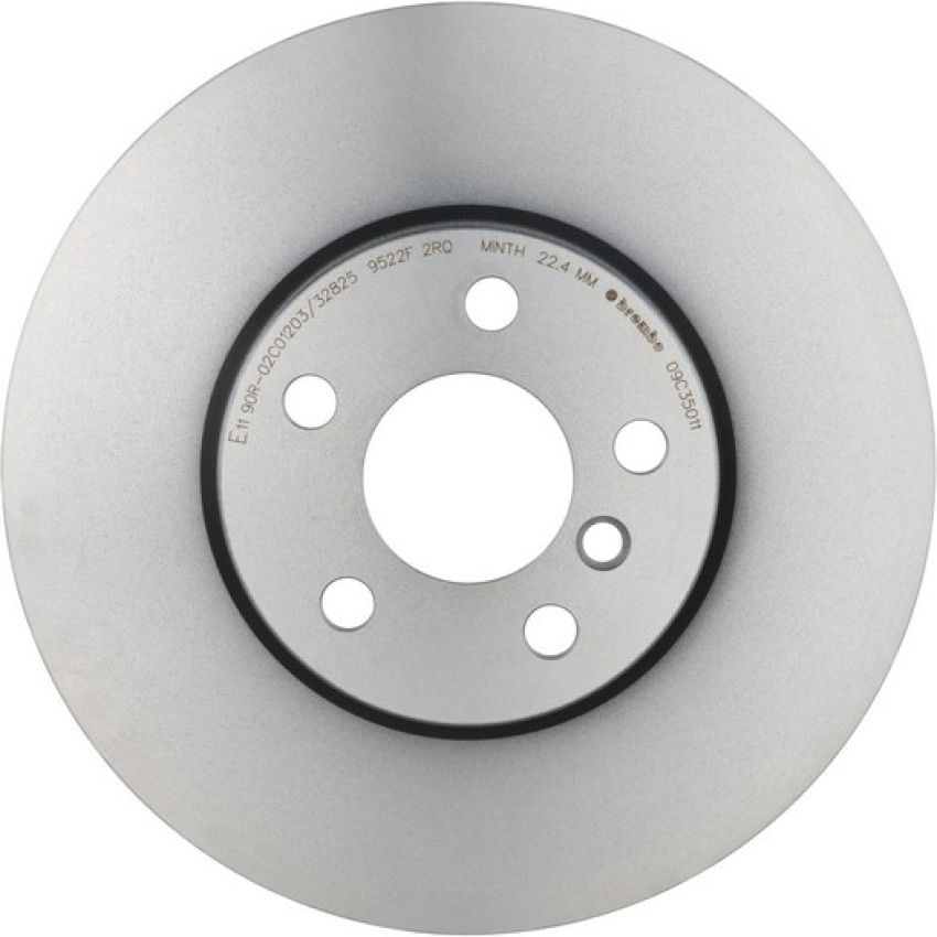Brembo 09.C350.11 Premium Coated Vented Brake Rotor