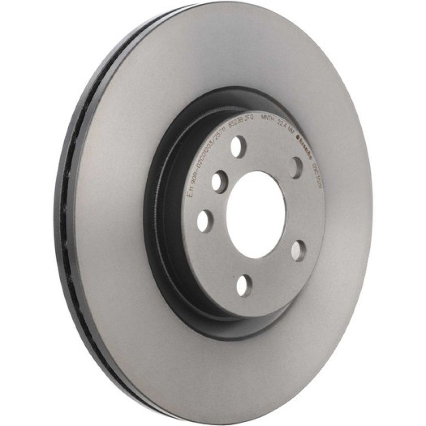 Brembo KT00A27 Brembo ceramic brake pad and UV coated vented  brake disc kit