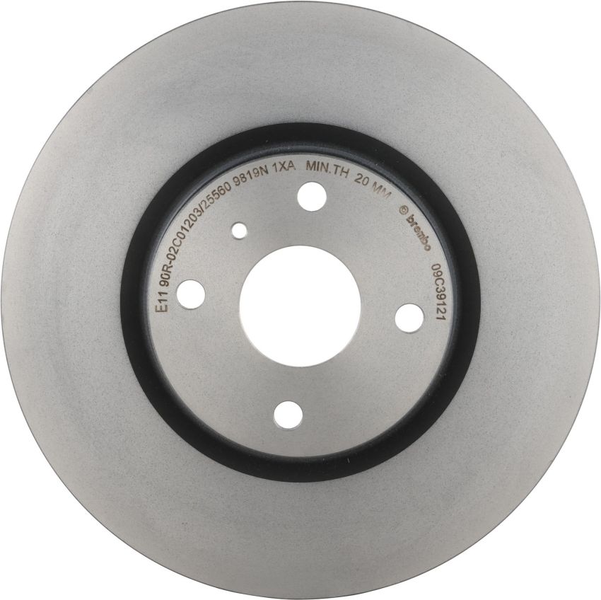 Brembo 09.C391.21 Premium Coated Vented Brake Rotor