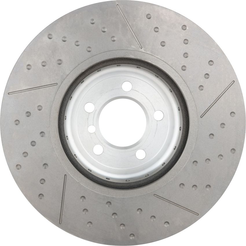 Brembo KT00B73 Brembo ceramic brake pad and composite PVT drilled and slotted brake disc kit
