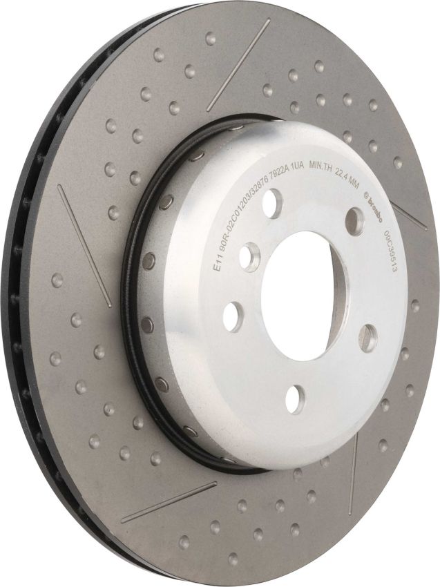 Brembo 09.C395.13 Premium Vented Composite Brake Rotor