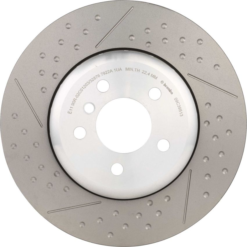 Brembo 09.C395.13 Premium Vented Composite Brake Rotor