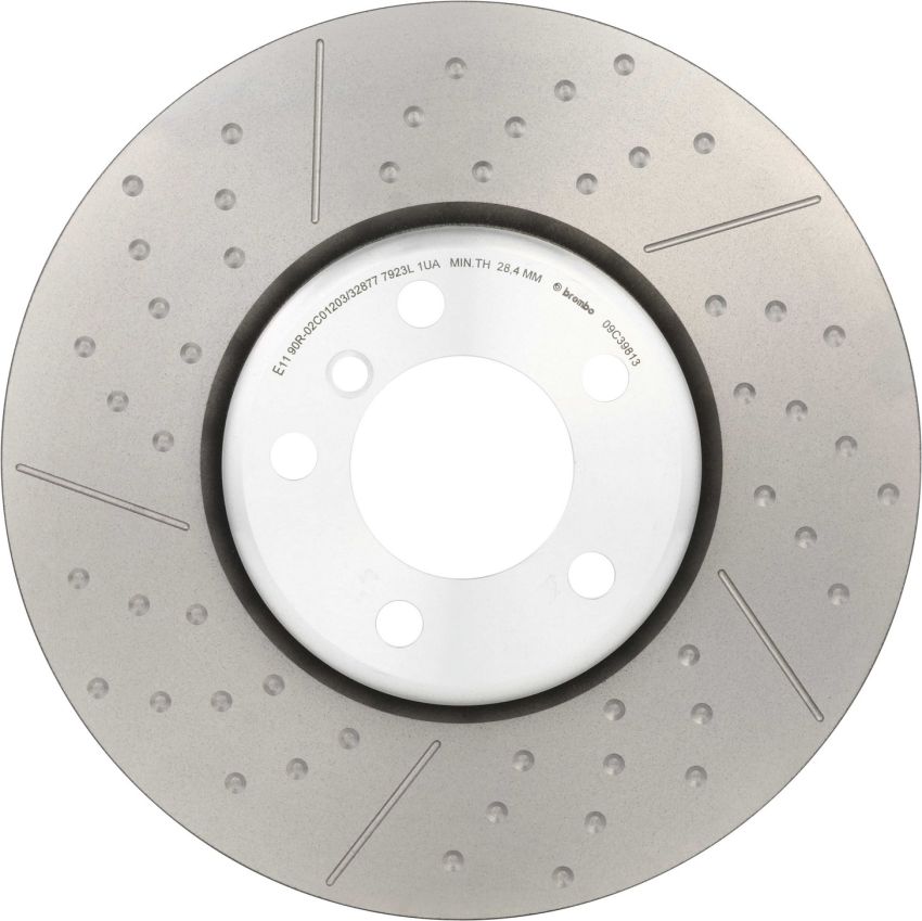 Brembo 09.C398.13 Premium Vented Composite Brake Rotor