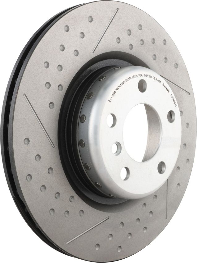 Brembo 09.C400.13 Premium Vented Composite Brake Rotor