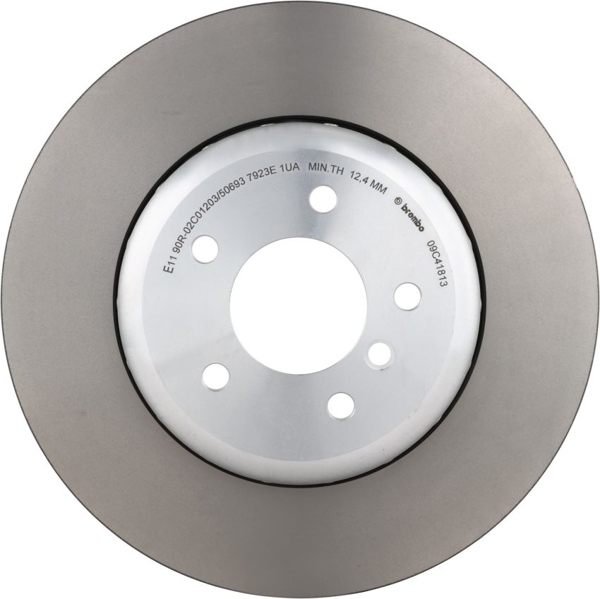 Brembo KT04505 Brembo low-met brake pad and composite vented  brake disc kit