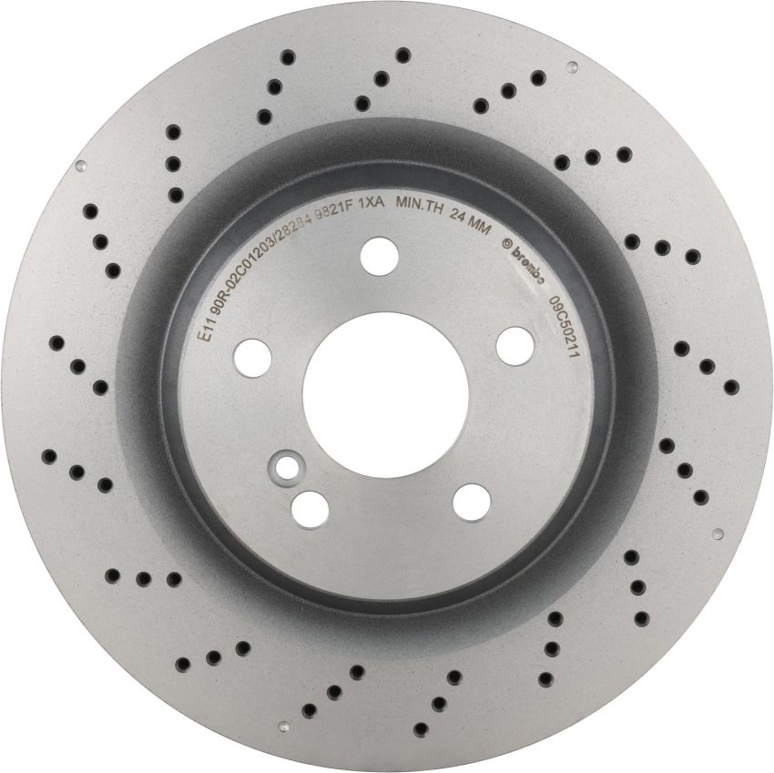 Brembo 09.C502.11 Premium Coated Vented Brake Rotor
