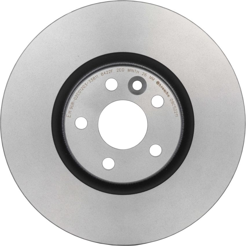 Brembo 09.C522.11 Premium Coated Vented Brake Rotor
