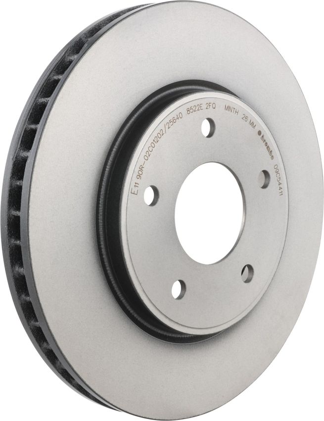 Brembo KT00547 Brembo ceramic brake pad and UV coated vented  brake disc kit