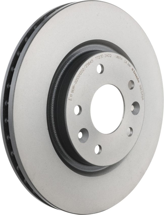 Brembo KT00849 Brembo ceramic brake pad and UV coated vented  brake disc kit
