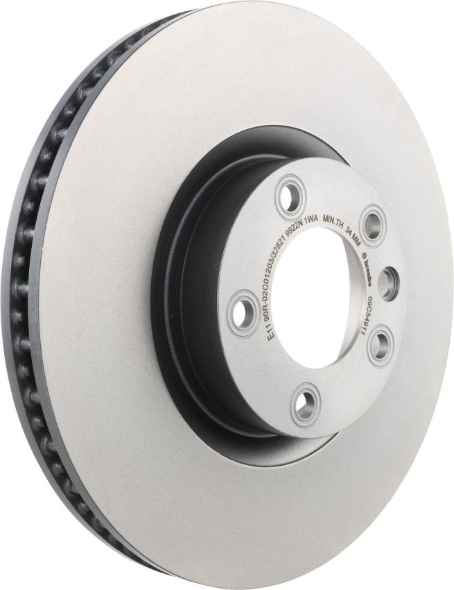 Brembo 09.C549.11 Premium Coated Vented Brake Rotor