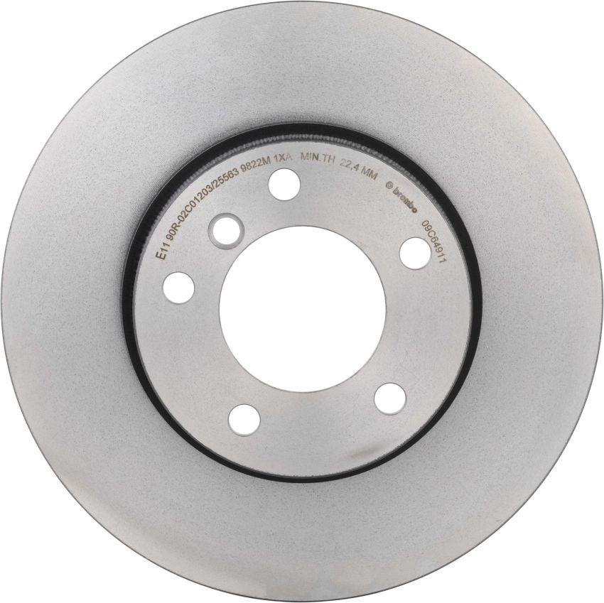 Brembo 09.C649.11 Premium Coated Vented Brake Rotor