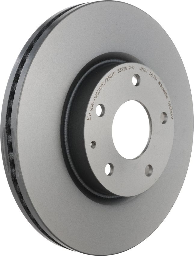 Brembo 09.C654.11 Premium Coated Vented Brake Rotor