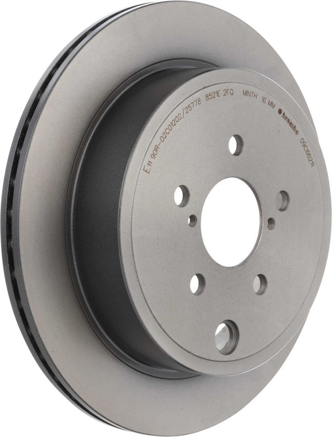 Brembo 09.C662.11 Premium Coated Vented Brake Rotor