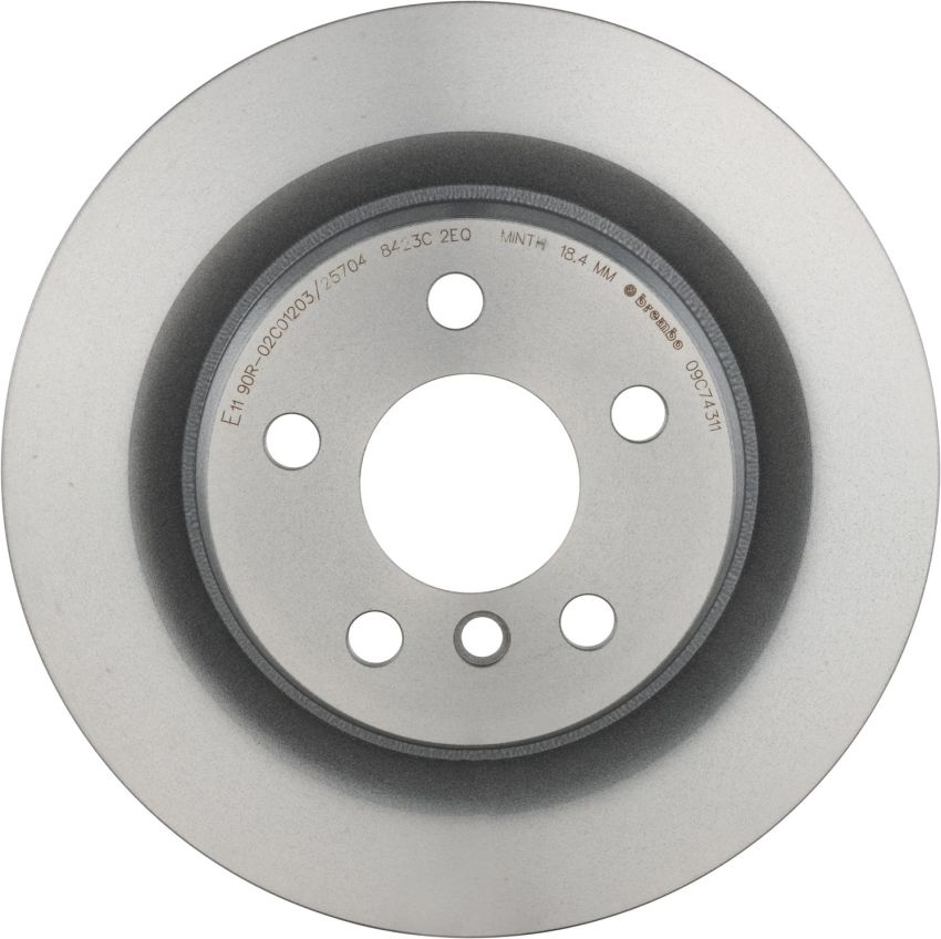 Brembo 09.C743.11 Premium Coated Vented Brake Rotor
