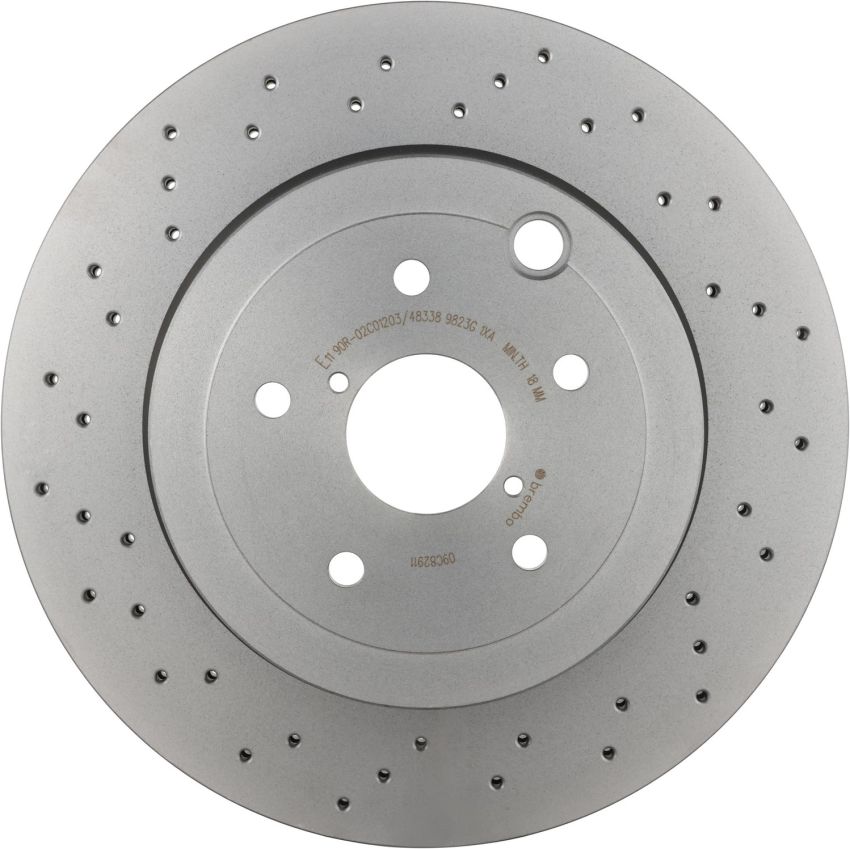 Brembo 09.C829.11 Premium Coated Vented Brake Rotor