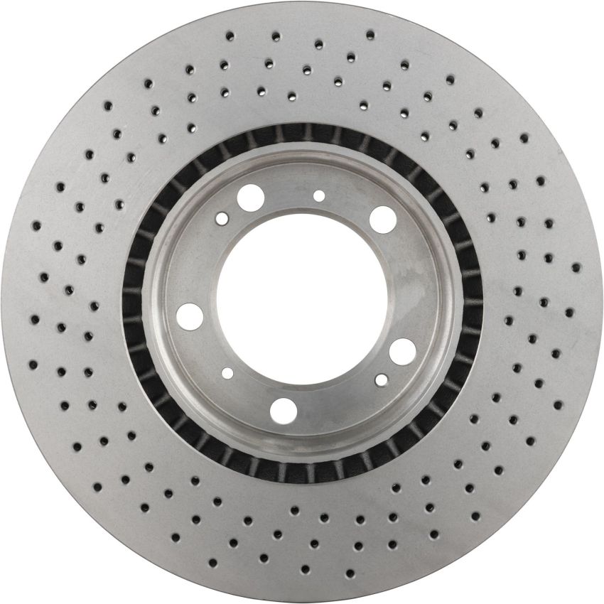Brembo KT00732 Brembo ceramic brake pad and UV coated PVT drilled brake disc kit