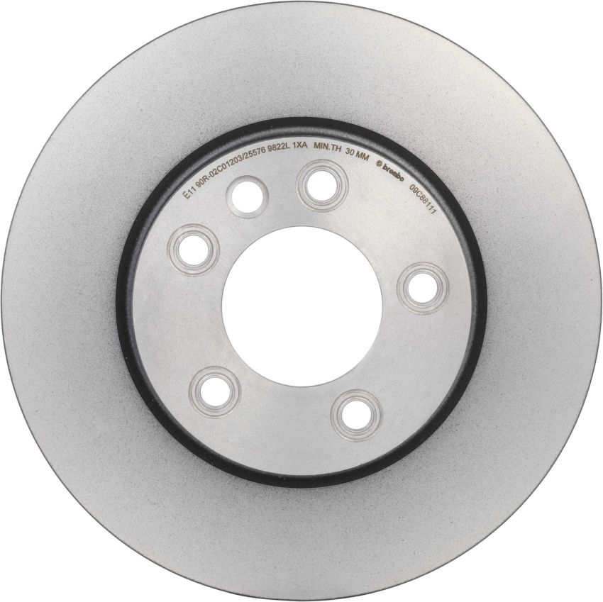 Brembo 09.C881.11 Premium Coated Vented Brake Rotor