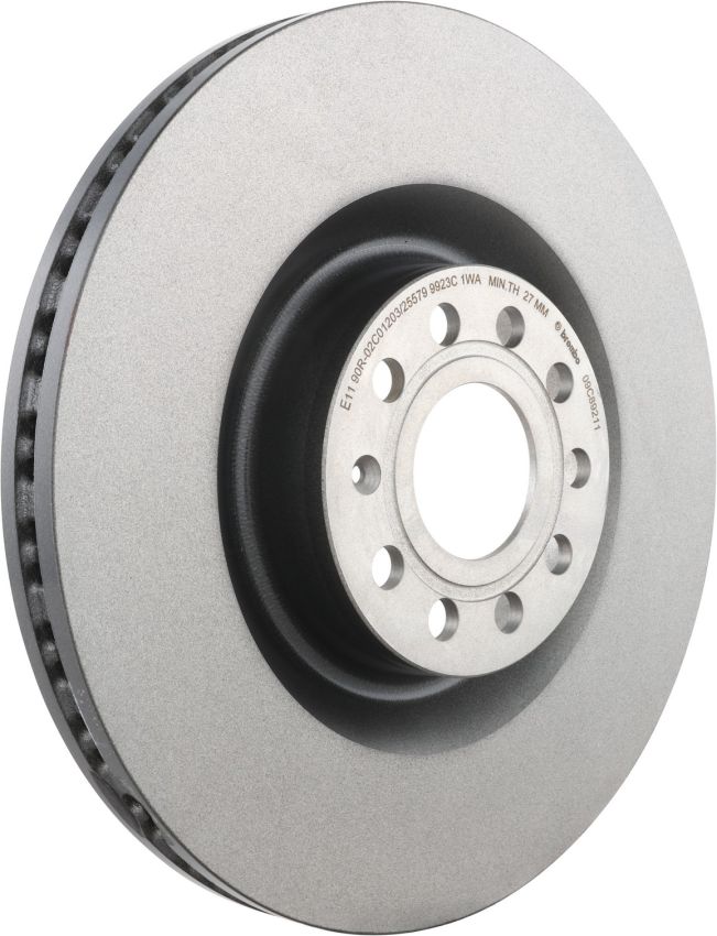 Brembo KT00980 Brembo ceramic brake pad and UV coated PVT  brake disc kit