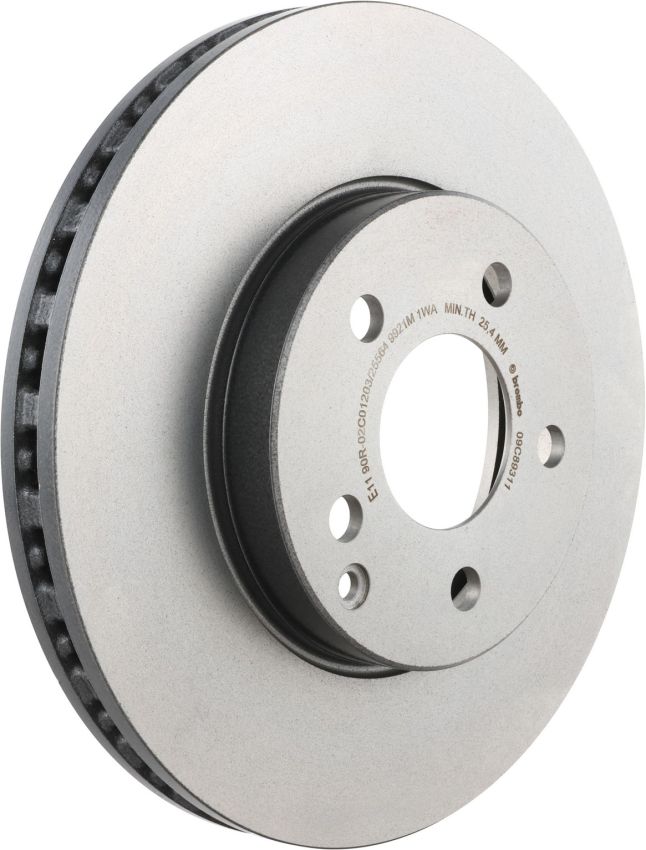 Brembo 09.C893.11 Premium Coated Vented Brake Rotor