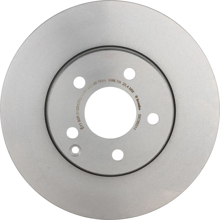 Brembo 09.C893.11 Premium Coated Vented Brake Rotor