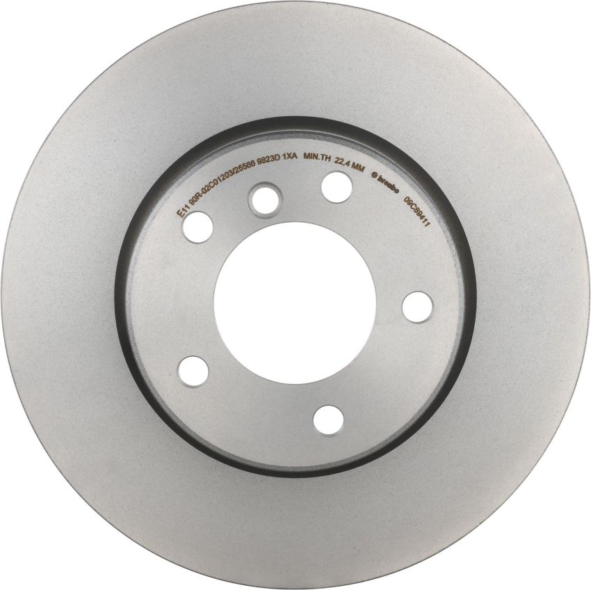 Brembo 09.C894.11 Premium Coated Vented Brake Rotor