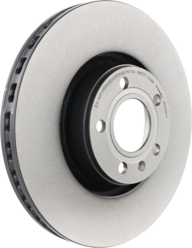 Brembo 09.C895.11 Premium Coated Vented Brake Rotor