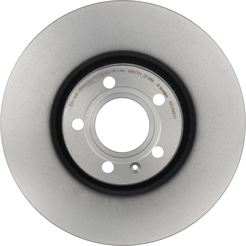 Brembo 09.C895.11 Premium Coated Vented Brake Rotor