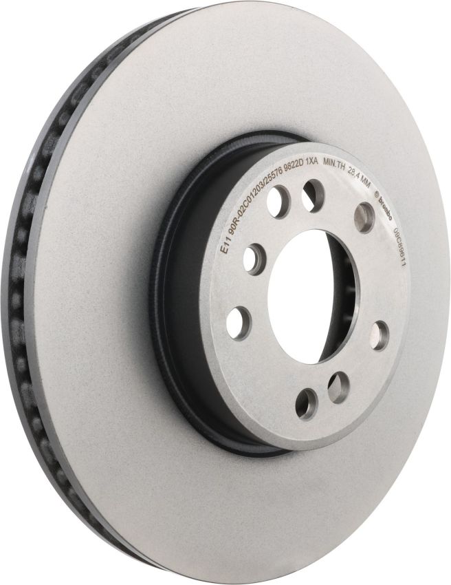 Brembo KT04468 Brembo low-met brake pad and UV coated PVT  brake disc kit
